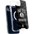 NBA Brooklyn Nets Black Animal Print iPhone 15 Plus MagSafe Case