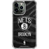 NBA Brooklyn Nets Black Animal Print iPhone 15 Pro Max Clear Case