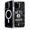 NBA Brooklyn Nets Black Animal Print iPhone 14 Pro Max MagSafe Case