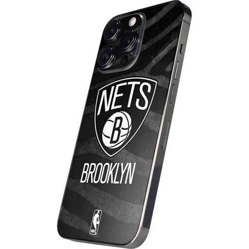 NBA Brooklyn Nets Black Animal Print iPhone 14 Pro Max Skin