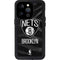 NBA Brooklyn Nets Black Animal Print iPhone 14 Pro Waterproof Case