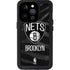 NBA Brooklyn Nets Black Animal Print iPhone 14 Pro Waterproof Case