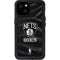 NBA Brooklyn Nets Black Animal Print iPhone 15 Plus Waterproof Case
