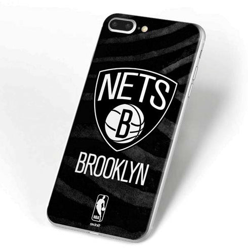 NBA Brooklyn Nets Black Animal Print iPhone 7 Plus Skin