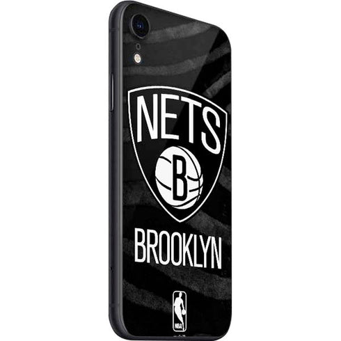 NBA Brooklyn Nets Black Animal Print iPhone SE (2nd & 3rd Gen) Skin