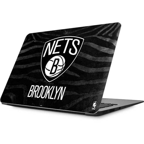 NBA Brooklyn Nets Black Animal Print Apple MacBook Skin
