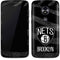 NBA Brooklyn Nets Black Animal Print Moto E5 Play Skin