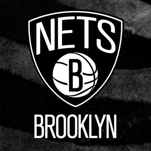 NBA Brooklyn Nets Black Animal Print Moto E5 Play Skin
