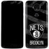 NBA Brooklyn Nets Black Animal Print Moto E5 Plus Skin