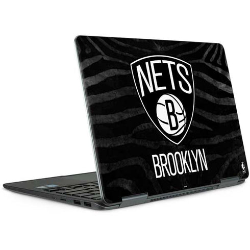 NBA Brooklyn Nets Black Animal Print Notebook 9 Pro 13in (2017) Skin