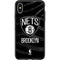 NBA Brooklyn Nets Black Animal Print Otterbox Symmetry iPhone Skin