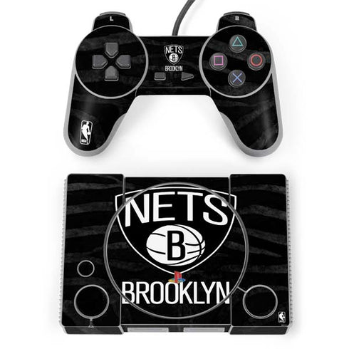 NBA Brooklyn Nets Black Animal Print PlayStation Classic Bundle Skin