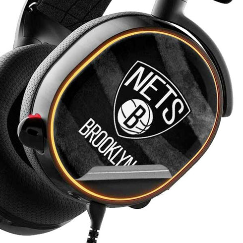 NBA Brooklyn Nets Black Animal Print SteelSeries Arctis 3 Skin