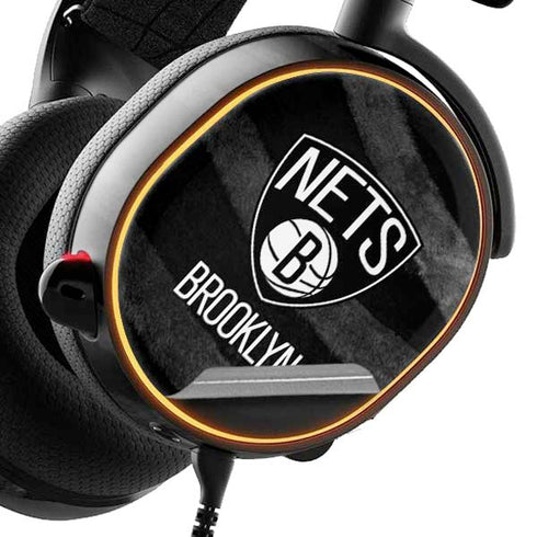 NBA Brooklyn Nets Black Animal Print SteelSeries Arctis 5 Skin