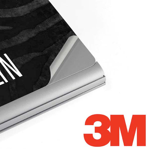 NBA Brooklyn Nets Black Animal Print Surface Book 2 15in Skin