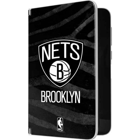 NBA Brooklyn Nets Black Animal Print Surface Duo Skin