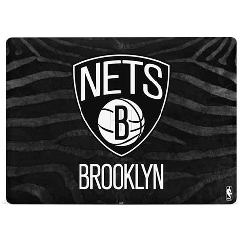 NBA Brooklyn Nets Black Animal Print Surface Laptop 3 13.5in Skin