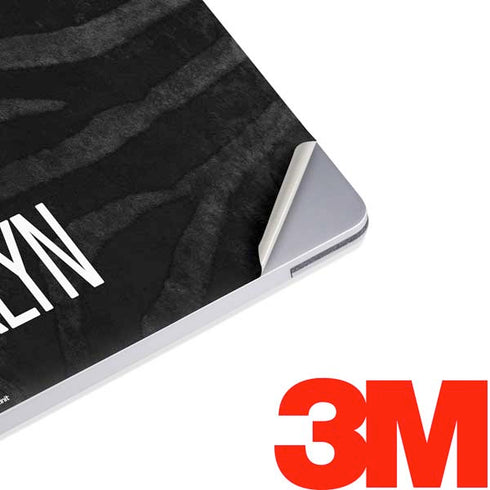 NBA Brooklyn Nets Black Animal Print Surface Laptop 3 13.5in Skin