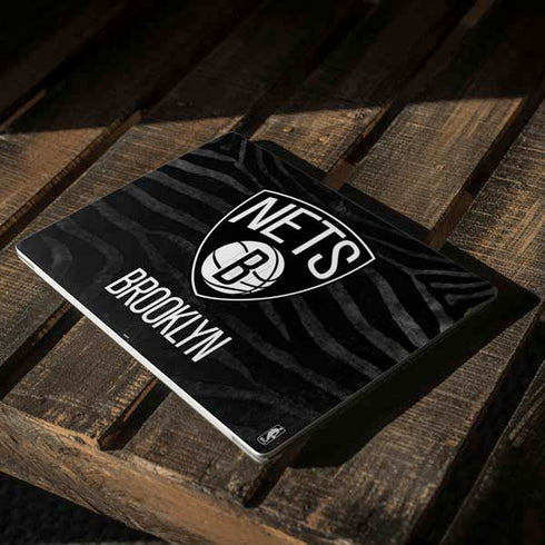 NBA Brooklyn Nets Black Animal Print Surface Laptop 3 13.5in Skin