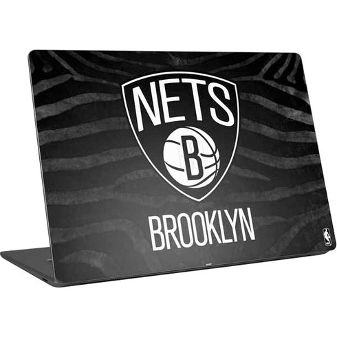 NBA Brooklyn Nets Black Animal Print Surface Laptop 4 15in Skin