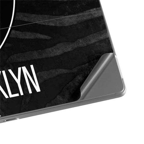 NBA Brooklyn Nets Black Animal Print Surface Pro 8 Skin