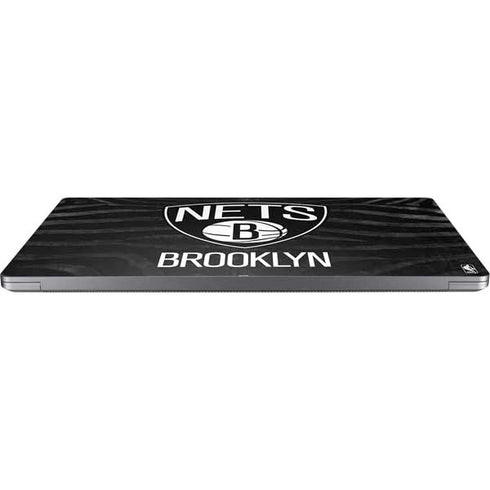 NBA Brooklyn Nets Black Animal Print Universal Laptop 14in (11.4 x 8.2in) Skin