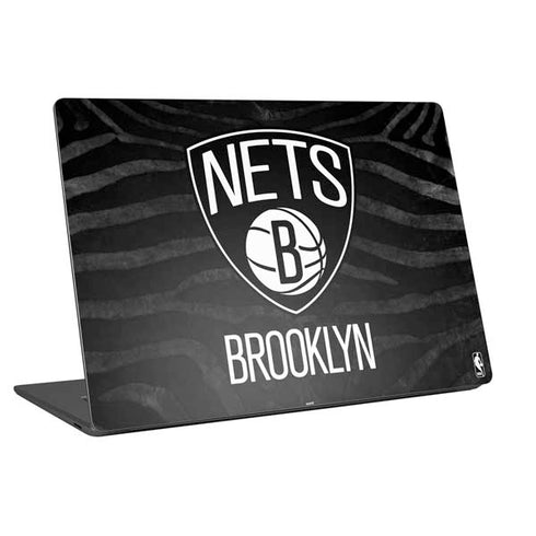 NBA Brooklyn Nets Black Animal Print Universal Laptop 15in (12.2 x 8.8in) Skin
