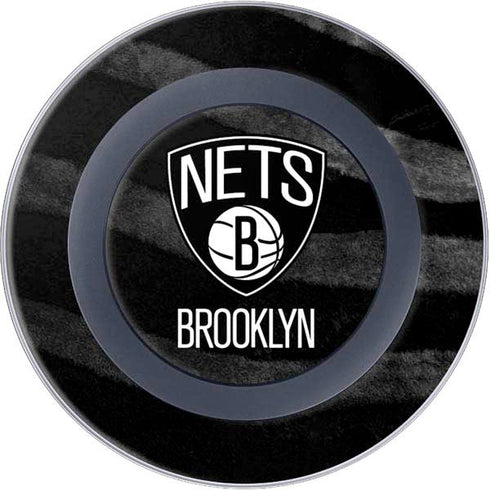 NBA Brooklyn Nets Black Animal Print Wireless Charger Skin