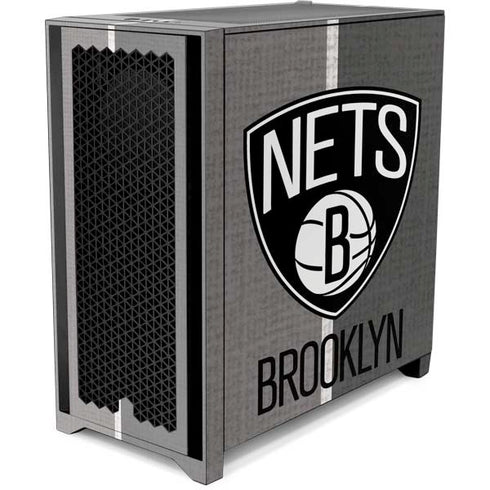 NBA Brooklyn Nets Canvas Corsair 4000D Tempered Glass Mid-Tower ATX Case Skin