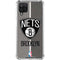 NBA Brooklyn Nets Canvas Galaxy A12 Clear Case