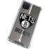 NBA Brooklyn Nets Canvas Galaxy A12 Clear Case