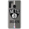 NBA Brooklyn Nets Canvas Galaxy A21 Clear Case