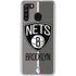 NBA Brooklyn Nets Canvas Galaxy A21 Clear Case