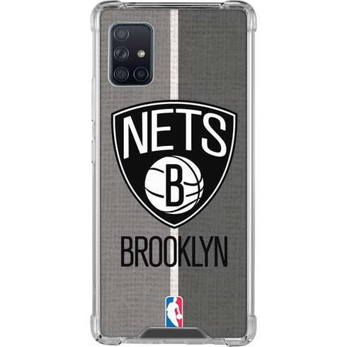 NBA Brooklyn Nets Canvas Galaxy A51 5G Clear Case