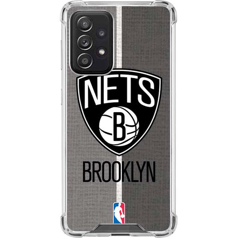 NBA Brooklyn Nets Canvas Galaxy A52 5G Clear Case