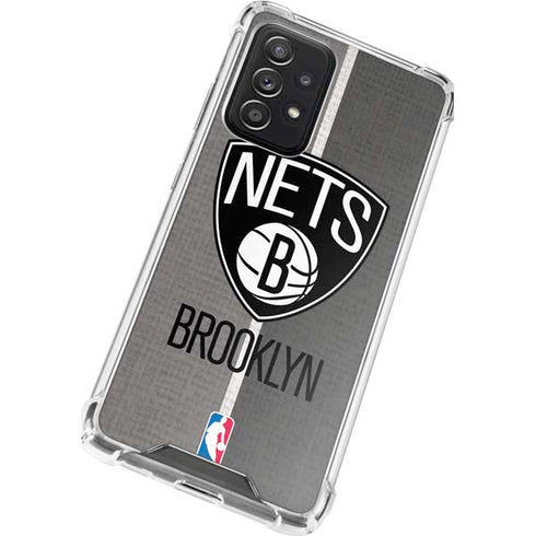 NBA Brooklyn Nets Canvas Galaxy A52 5G Clear Case