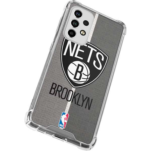 NBA Brooklyn Nets Canvas Galaxy A53 5G Clear Case
