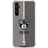 NBA Brooklyn Nets Canvas Galaxy A54 5G Clear Case