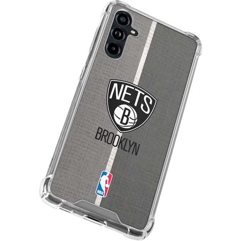 NBA Brooklyn Nets Canvas Galaxy A54 5G Clear Case