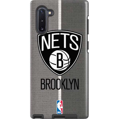 NBA Brooklyn Nets Canvas Galaxy Note 10 Pro Case