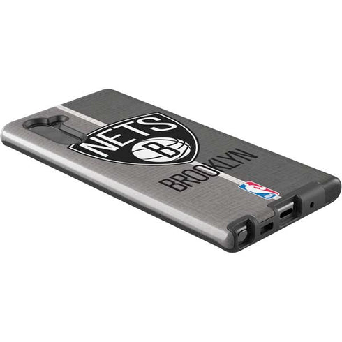 NBA Brooklyn Nets Canvas Galaxy Note 10 Pro Case