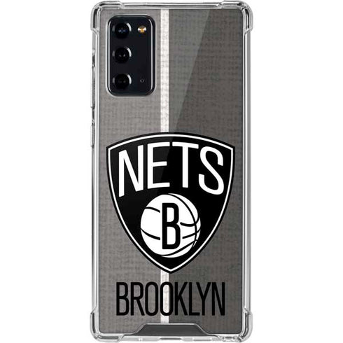 NBA Brooklyn Nets Canvas Galaxy Note20 5G Clear Case