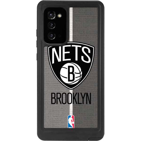 NBA Brooklyn Nets Canvas Galaxy Note20 5G Waterproof Case