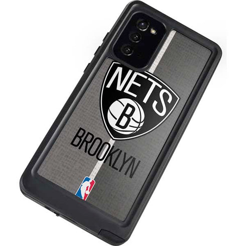 NBA Brooklyn Nets Canvas Galaxy Note20 5G Waterproof Case