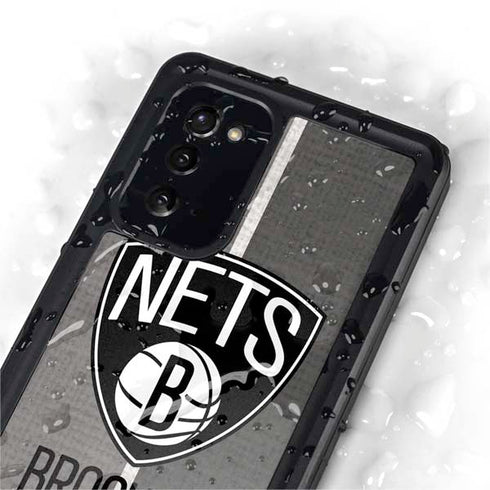 NBA Brooklyn Nets Canvas Galaxy Note20 5G Waterproof Case
