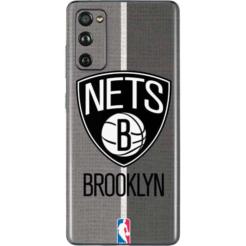 NBA Brooklyn Nets Canvas Galaxy S20 Fan Edition Skin