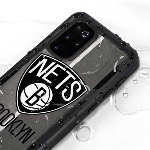 NBA Brooklyn Nets Canvas Galaxy S20 Plus Waterproof Case