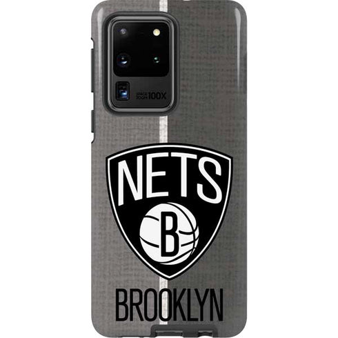 NBA Brooklyn Nets Canvas Galaxy S20 Ultra 5G Pro Case