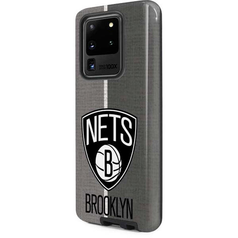 NBA Brooklyn Nets Canvas Galaxy S20 Ultra 5G Pro Case
