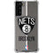NBA Brooklyn Nets Canvas Galaxy S21 Plus 5G Clear Case